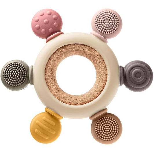 Baby Silicone Teether Ring