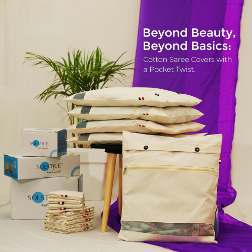 Eco Friendly Cotton Saree Covers