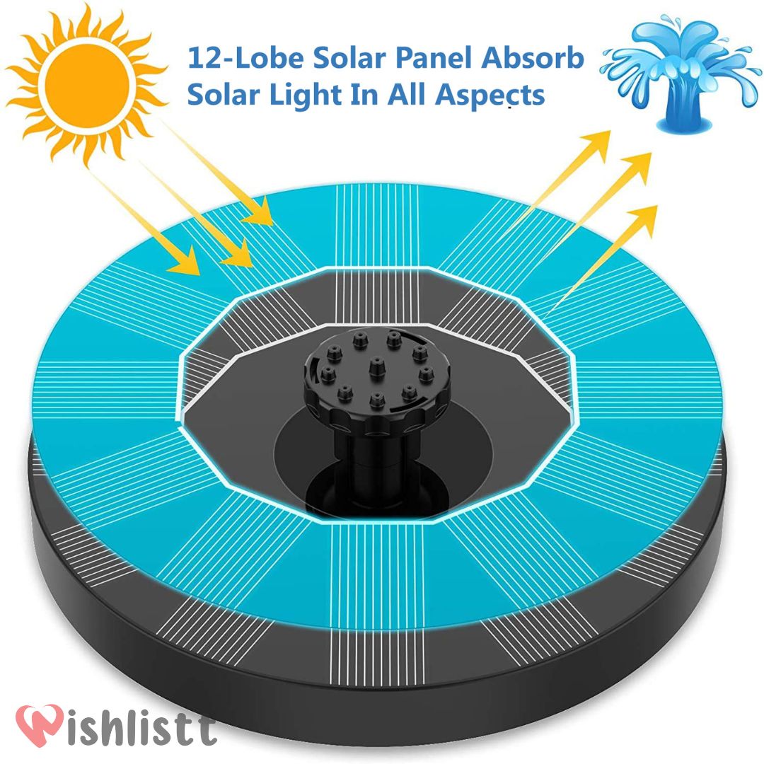 Solar Water Fountain