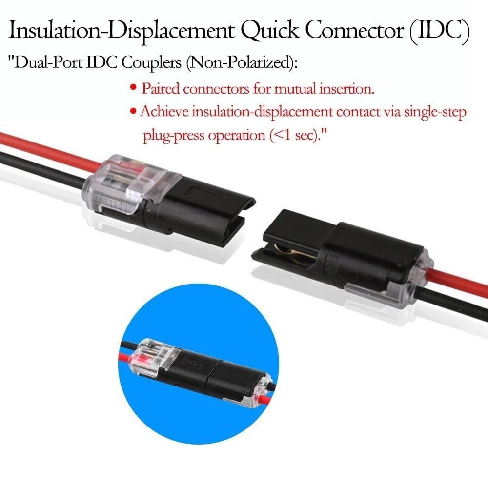Double-Wire Plug-in Connector