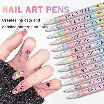 12 Colors Nail Art Pens Set