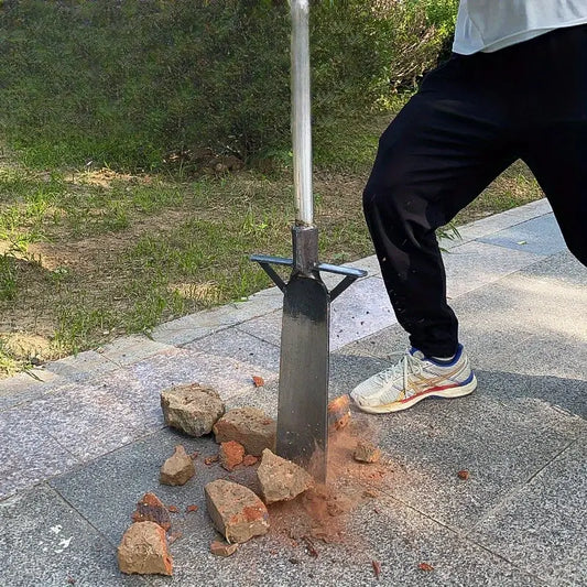 Heavy-Duty Manganese Steel Garden Spade