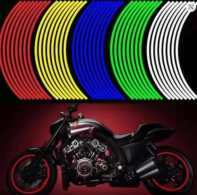 Wheel Reflective Stickers (18 Pcs)