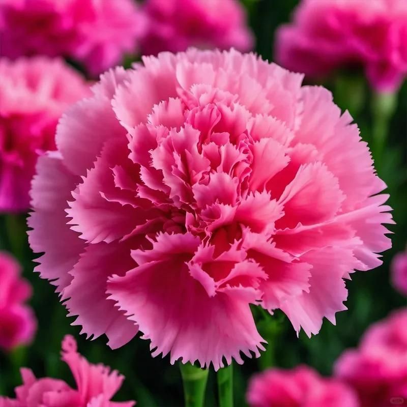 Multi-Colored Carnation Seeds + Free Pot Mixture 100 gm