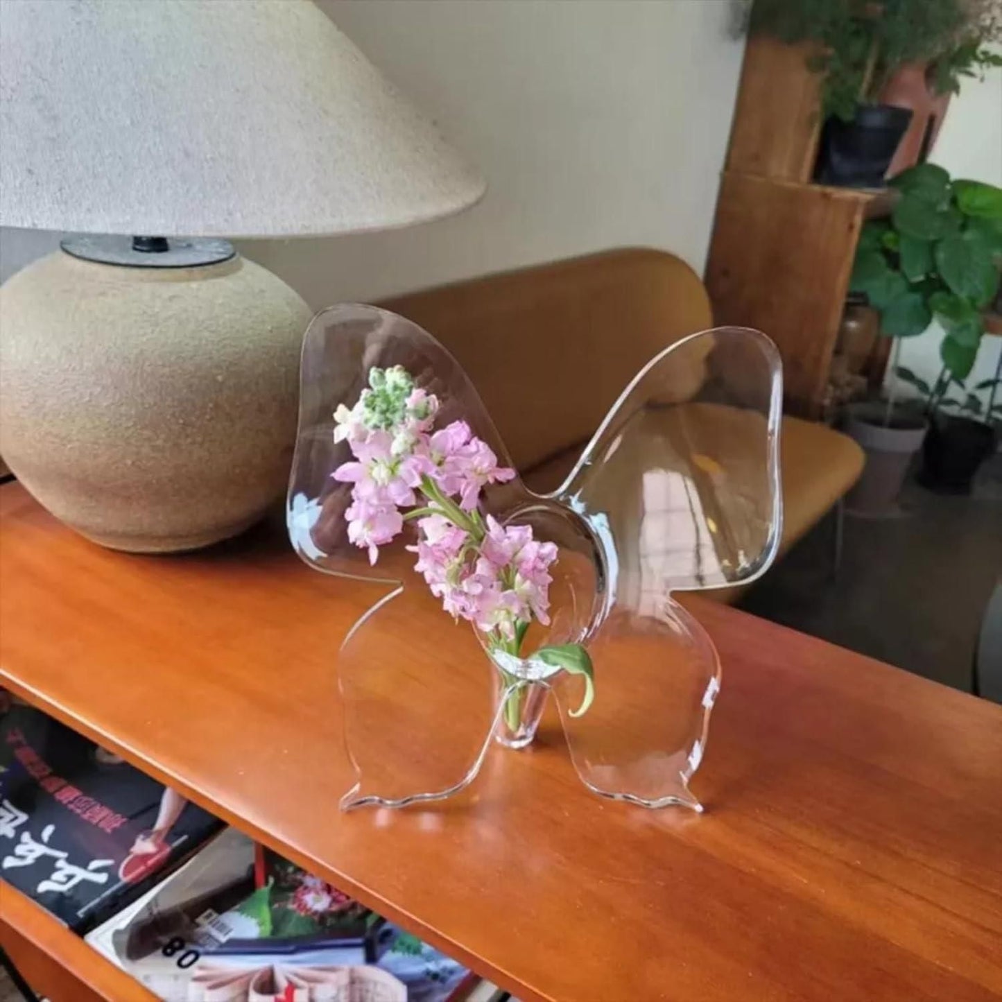 Butterfly Shape Flowers Vase