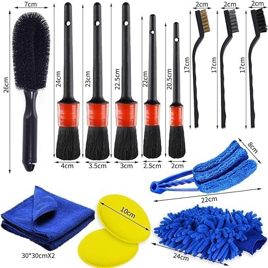 Car Cleaning Brush Kit