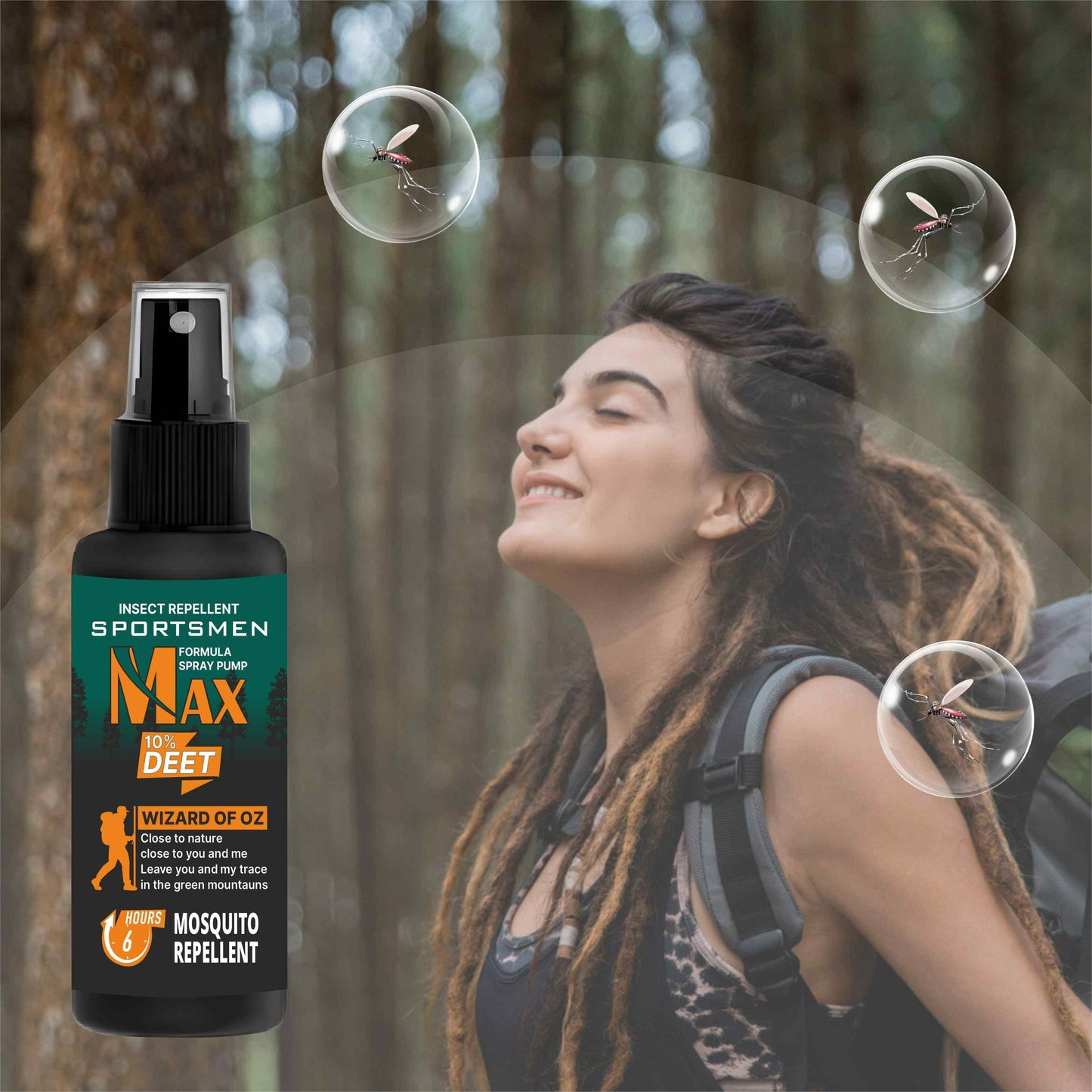 Deet Mosquito and Insect Repellent Spray🦟 (Buy 1 Get 1 Free)