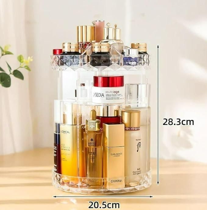 360 Rotation Makeup Organizer