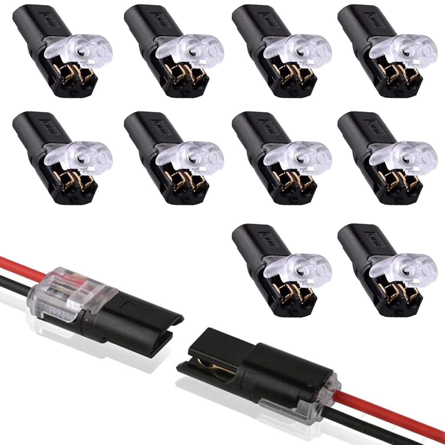 Double-Wire Plug-in Connector