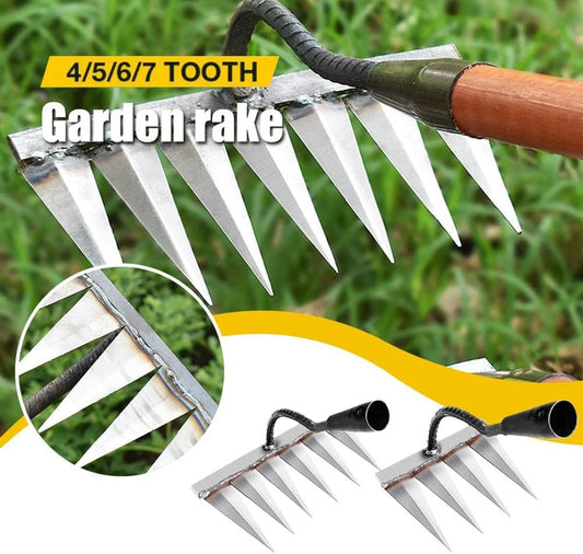 Carbon Steel Garden Weeding Rake
