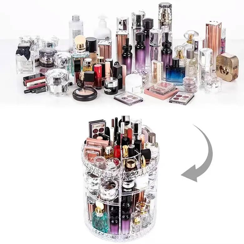 360 Rotation Makeup Organizer