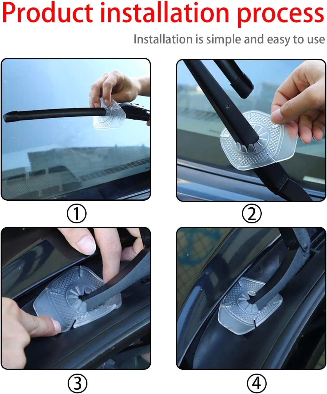 Car Wiper Hole Protector Pad (Set of 2)