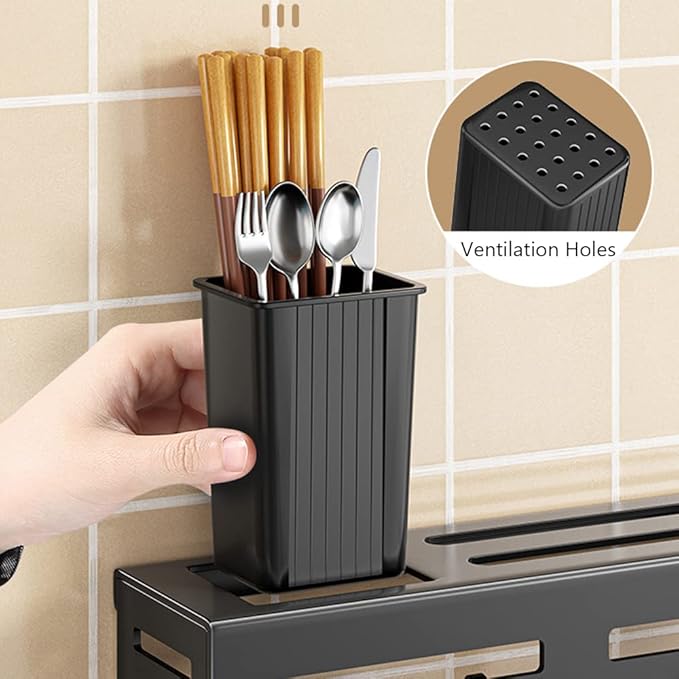 Wall Mounted Kitchenware Holder