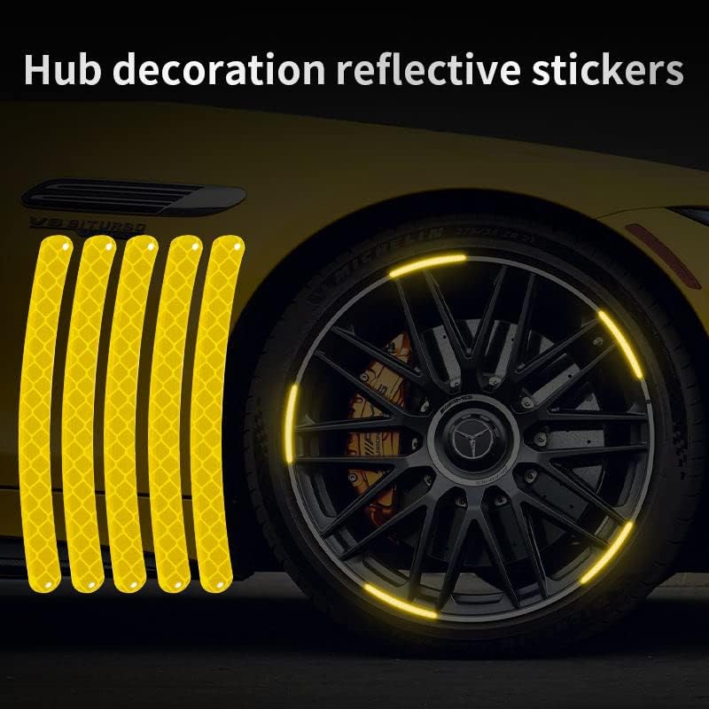 Wheel Reflective Stickers (18 Pcs)