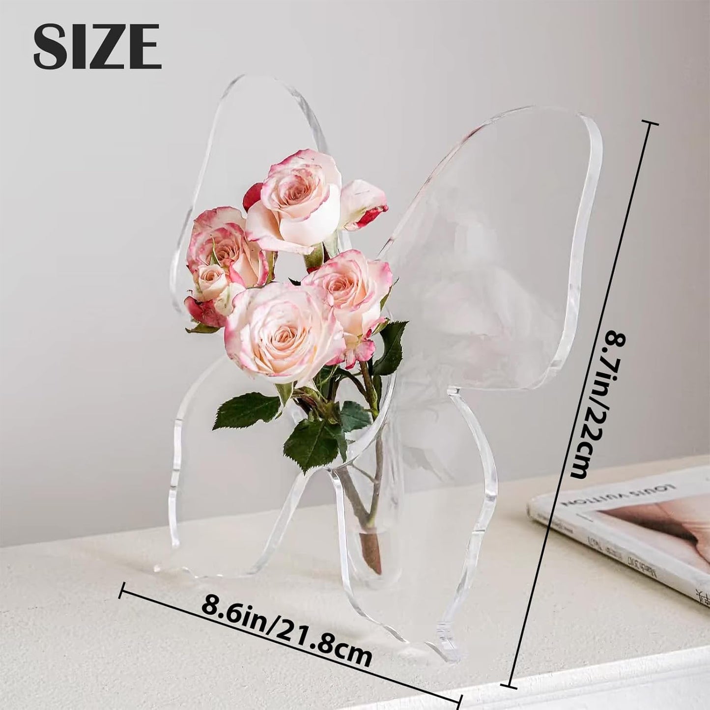 Butterfly Shape Flowers Vase