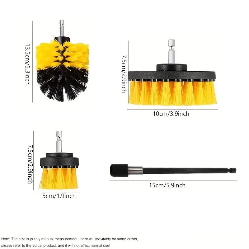 4-Piece Drill Scrubber Kit