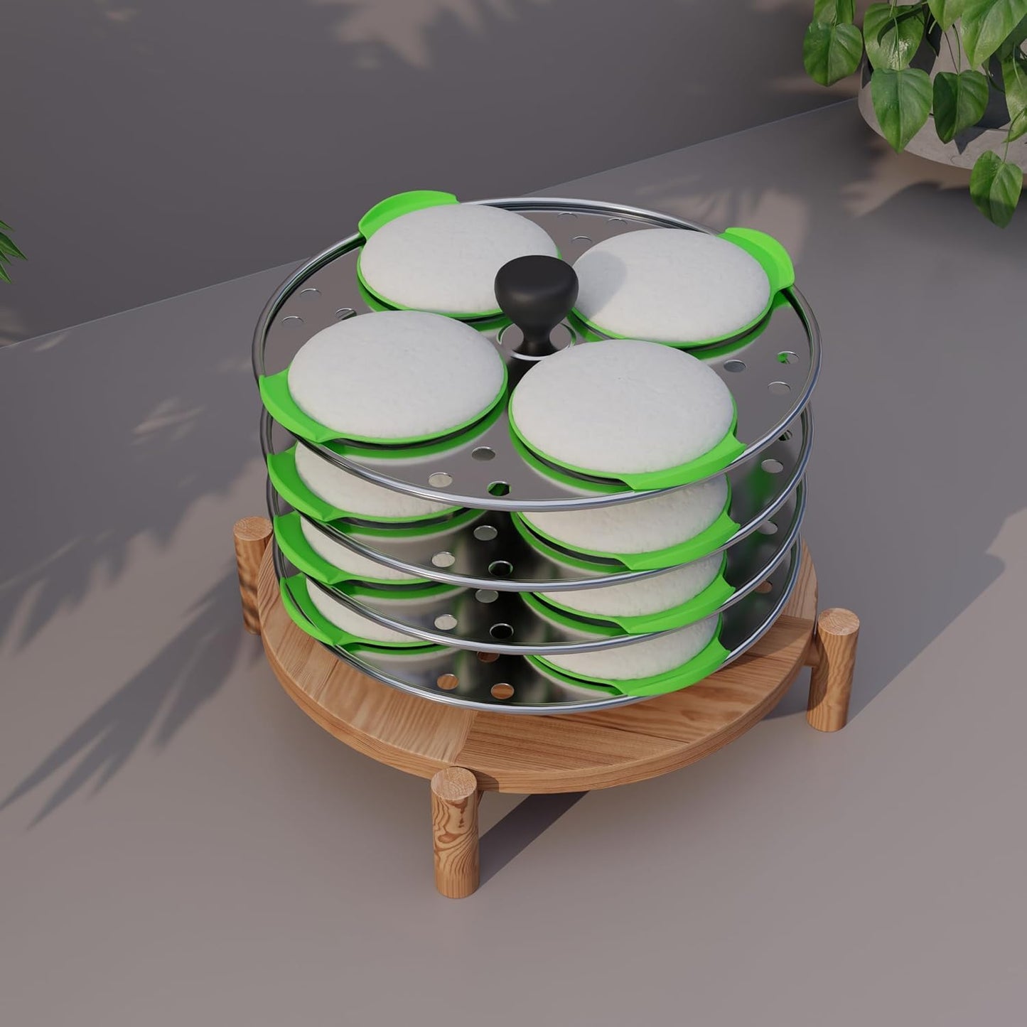 Silicone Idli Mould Cups (Pack of 8)