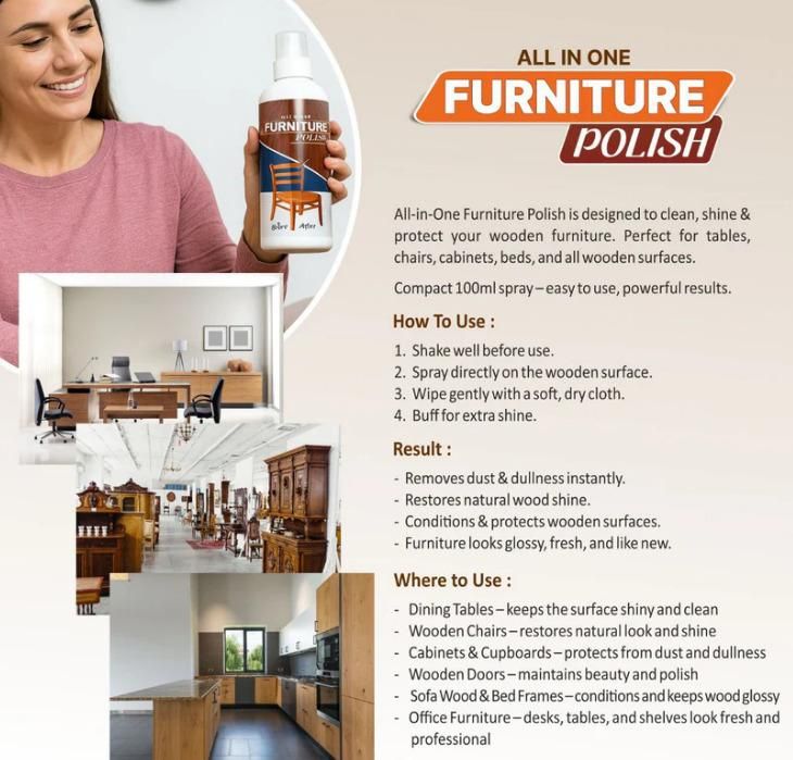 Mirror Gloss Furniture Polish (Buy 1 Get 2 Free)