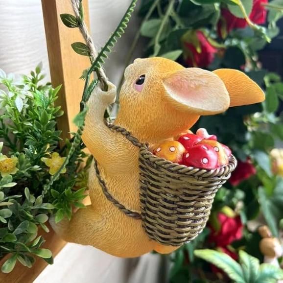 Cute Rabbit Climbing Ornament