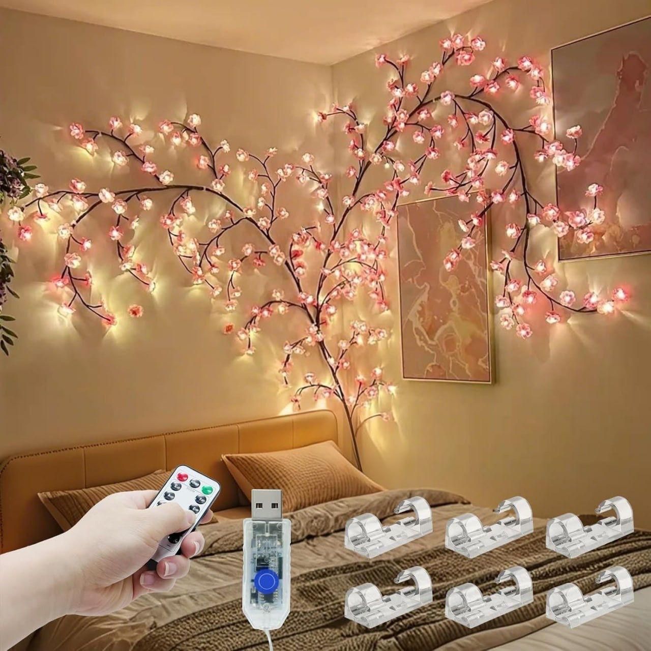 CHERRY BLOSSOM TREE BRANCH LIGHTS