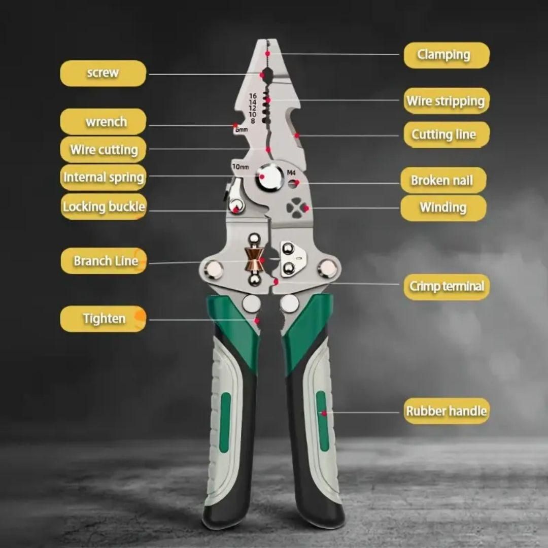 Multifunctional Folding Wire Stripper