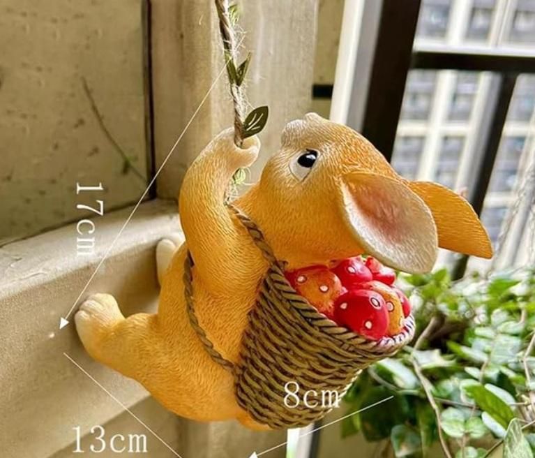 Cute Rabbit Climbing Ornament