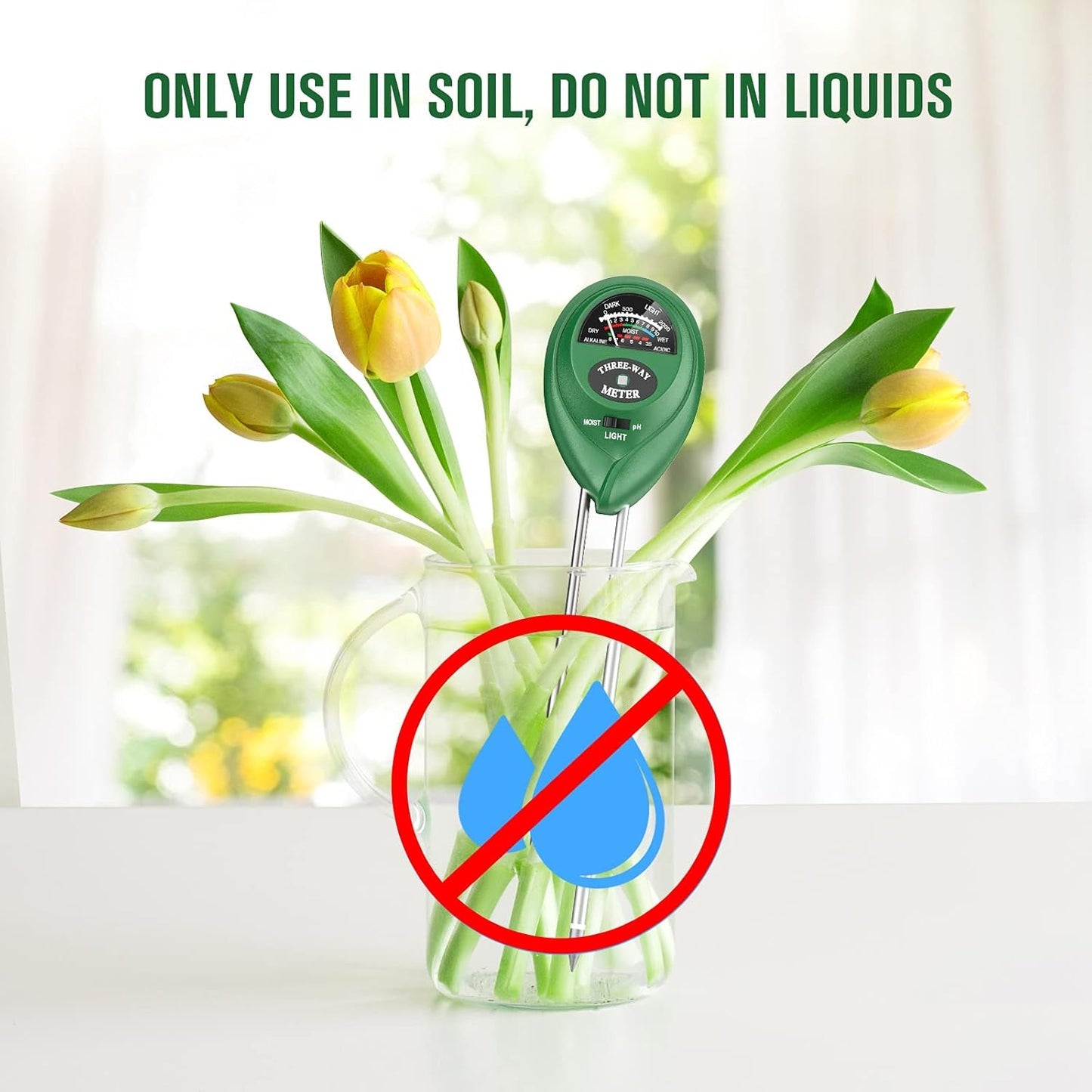 3-In-1 Soil Test Meter