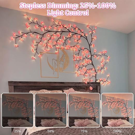 CHERRY BLOSSOM TREE BRANCH LIGHTS