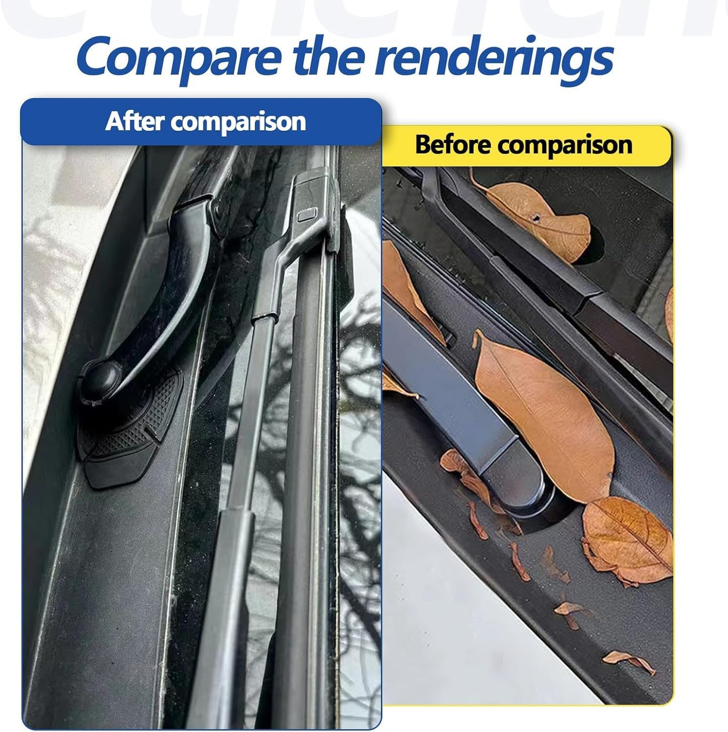Car Wiper Hole Protector Pad (Set of 2)