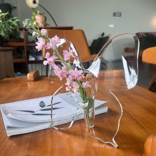 Butterfly Shape Flowers Vase