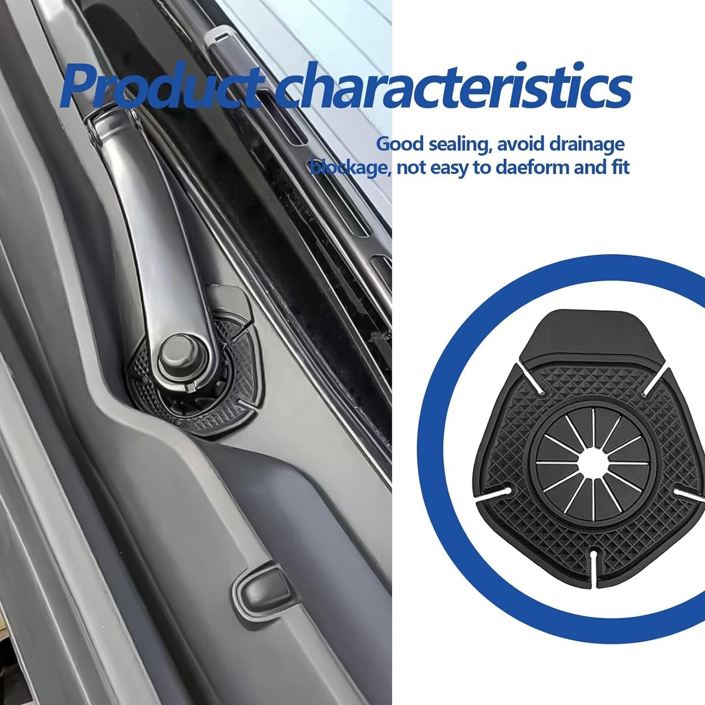 Car Wiper Hole Protector Pad (Set of 2)
