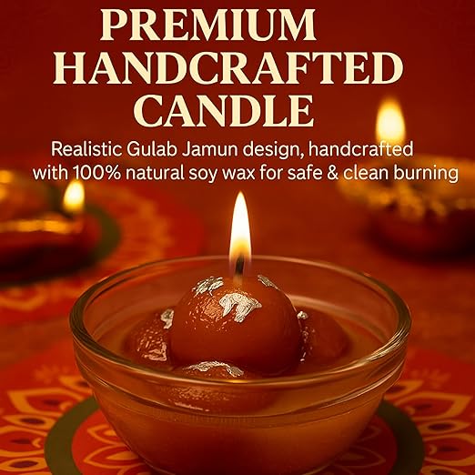 Gulab Jamun Scented Candle (Pack of 4)