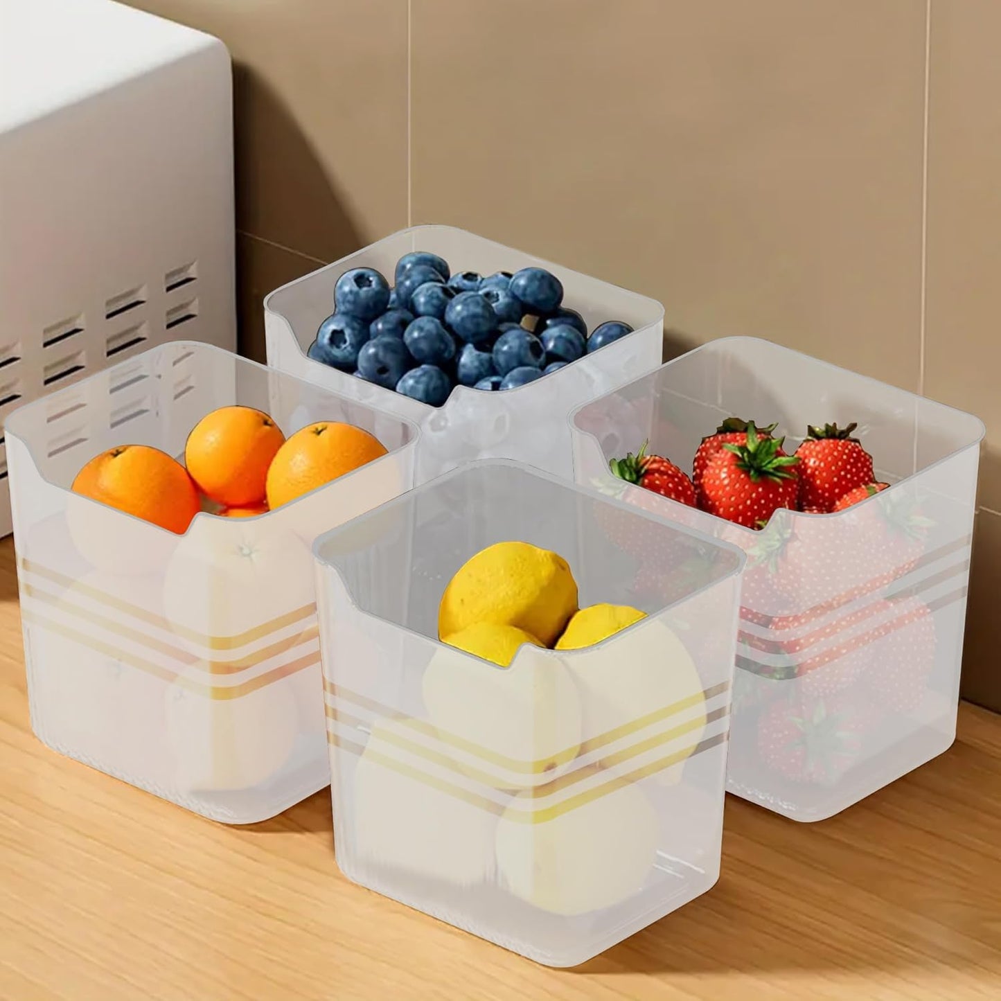 Fridge Storage Boxes (Set of 6)