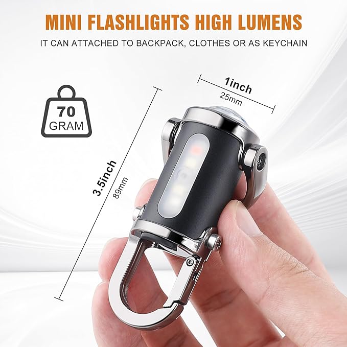 Rechargeable Keychain Flashlights🔦
