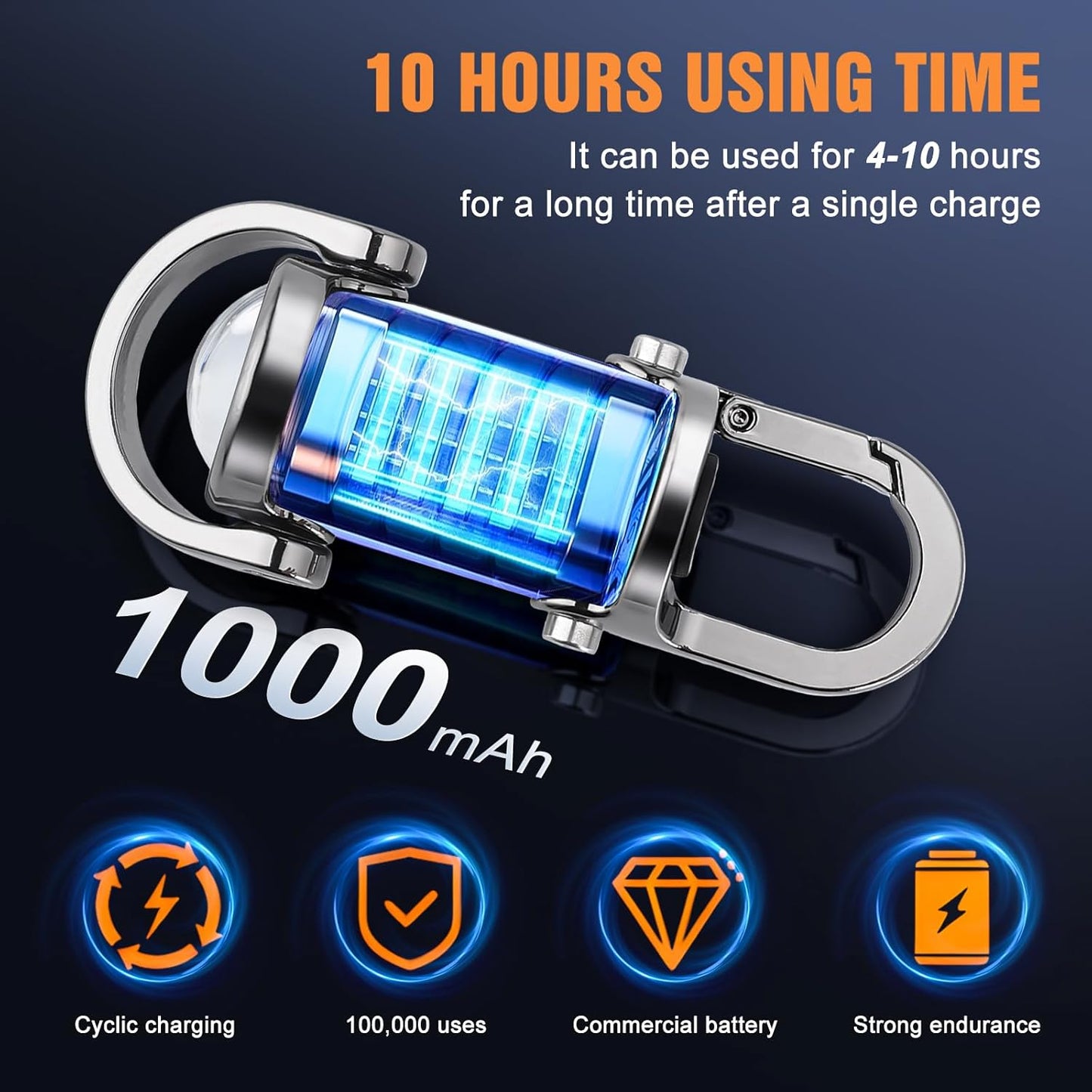 Rechargeable Keychain Flashlights🔦