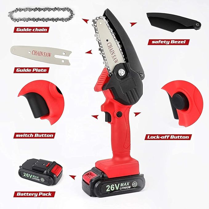 Battery Powered Electric Chainsaw
