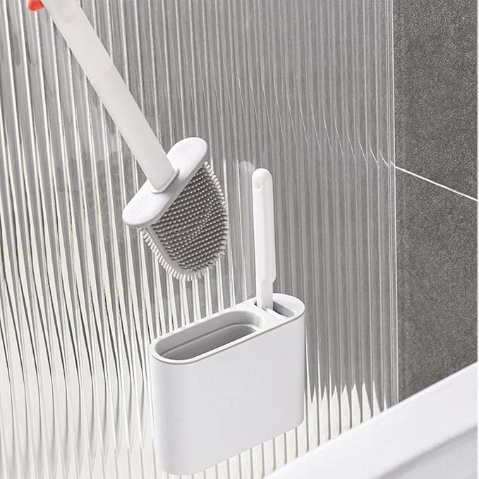 Wall Mounted Silicone Toilet Brush