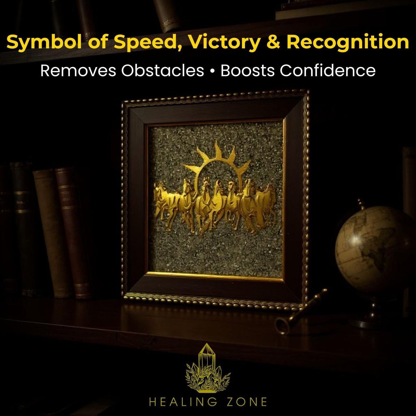 7 Horses Pyrite Frame