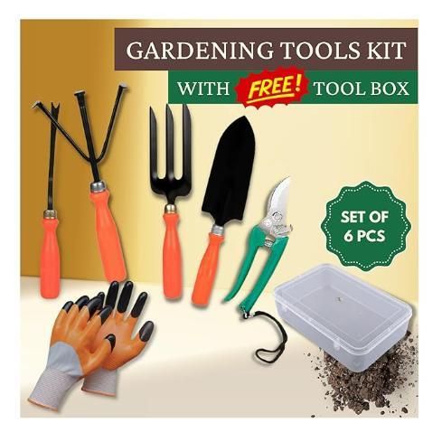 6 in 1 Garden Tools Combo