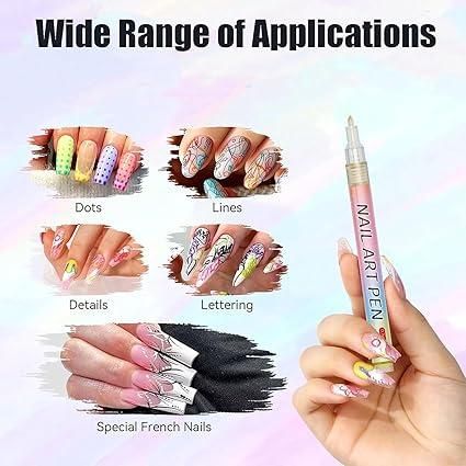 12 Colors Nail Art Pens Set