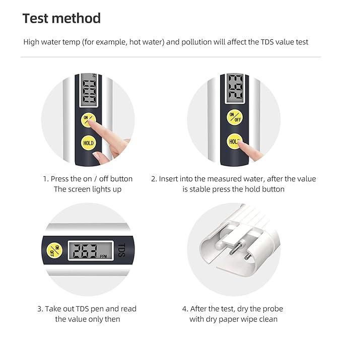 Digital Packet TDS Meter