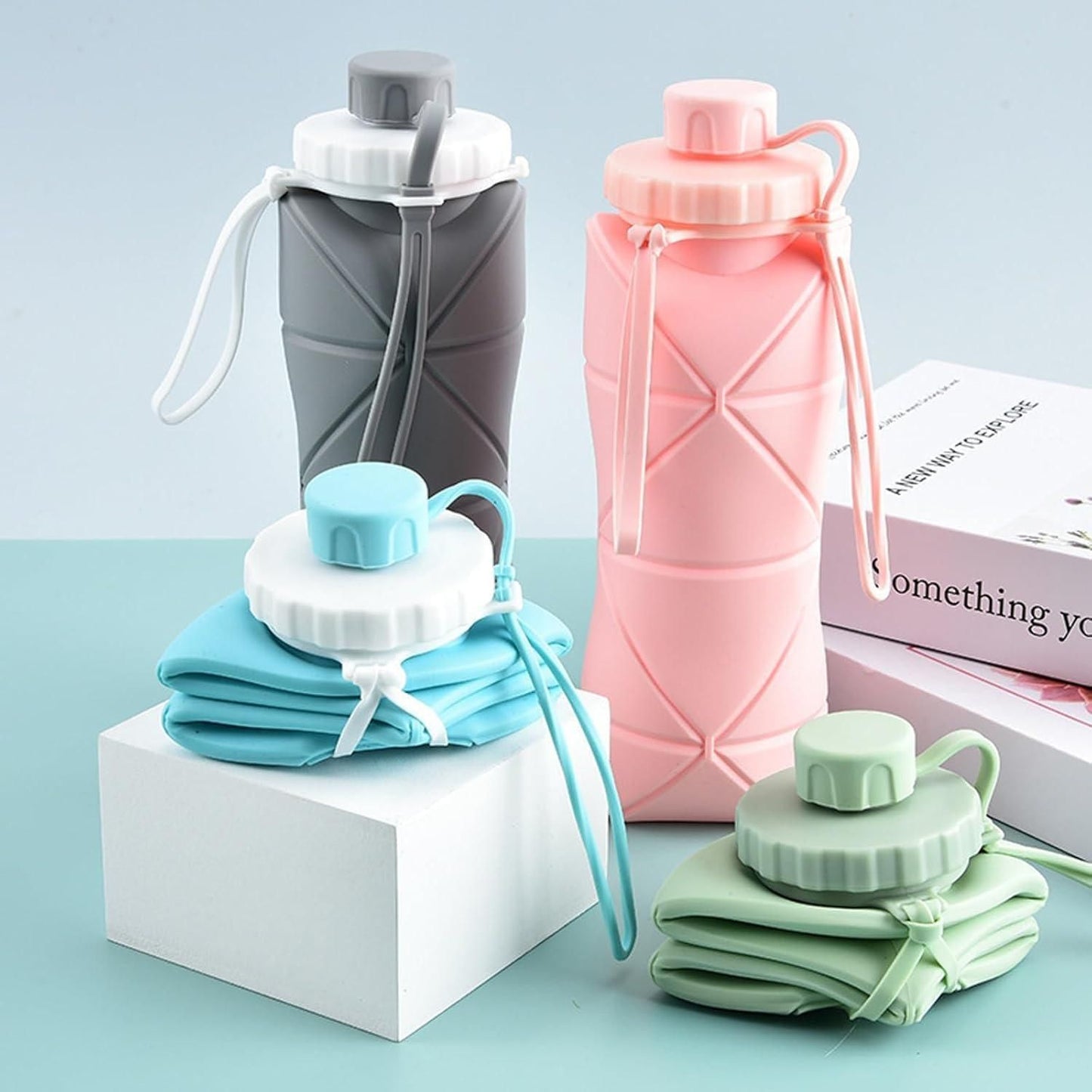 Silicone Folding Water Bottle