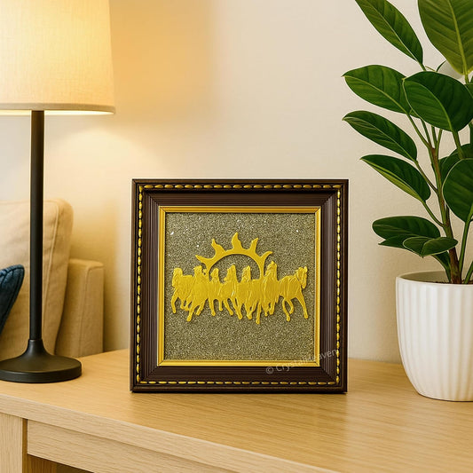 7 Horses Pyrite Frame