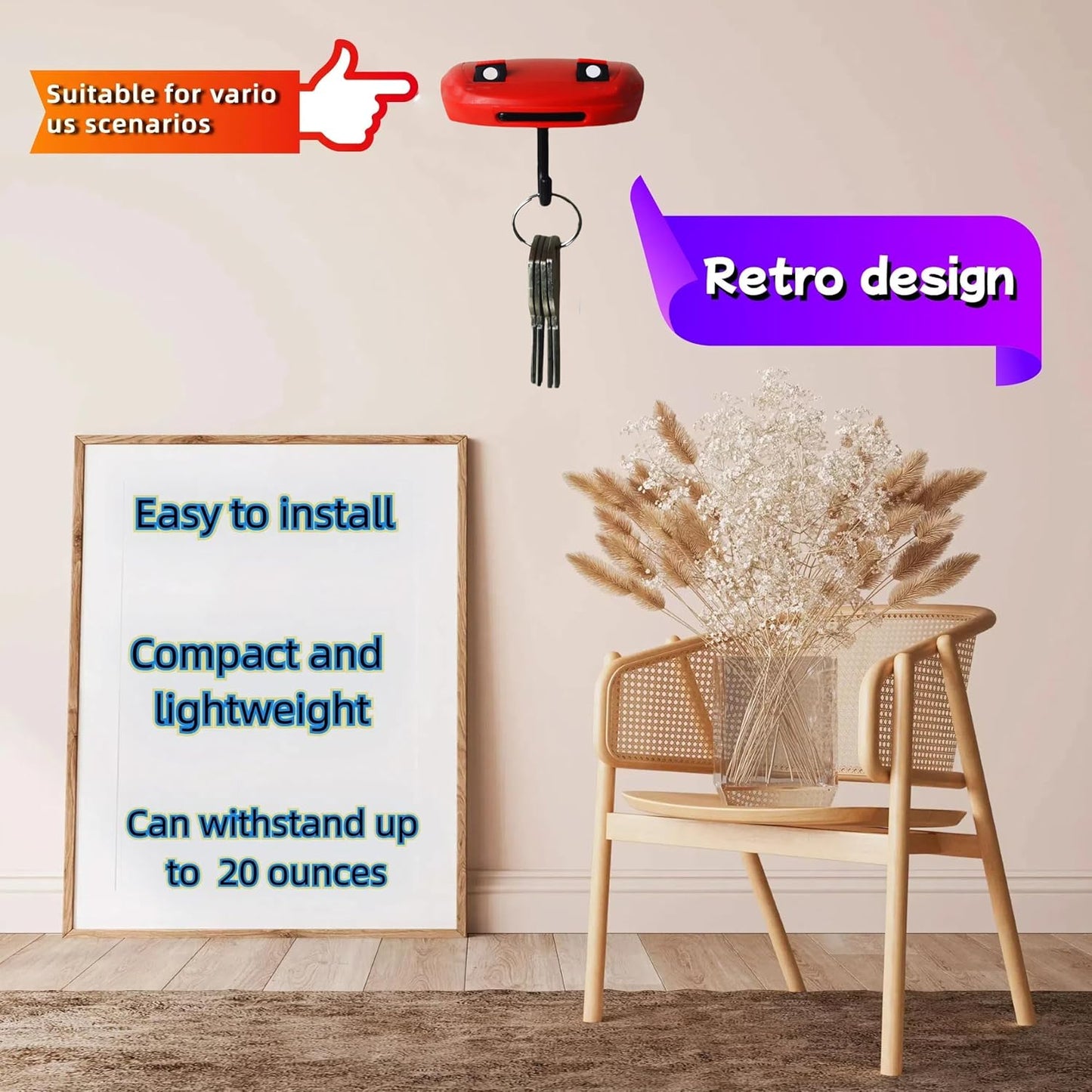 Vintage Car KeyHolder (With Light)