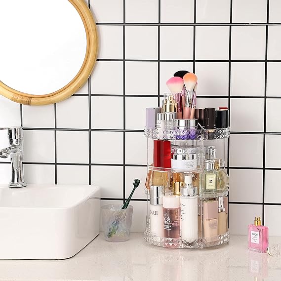 360 Rotation Makeup Organizer