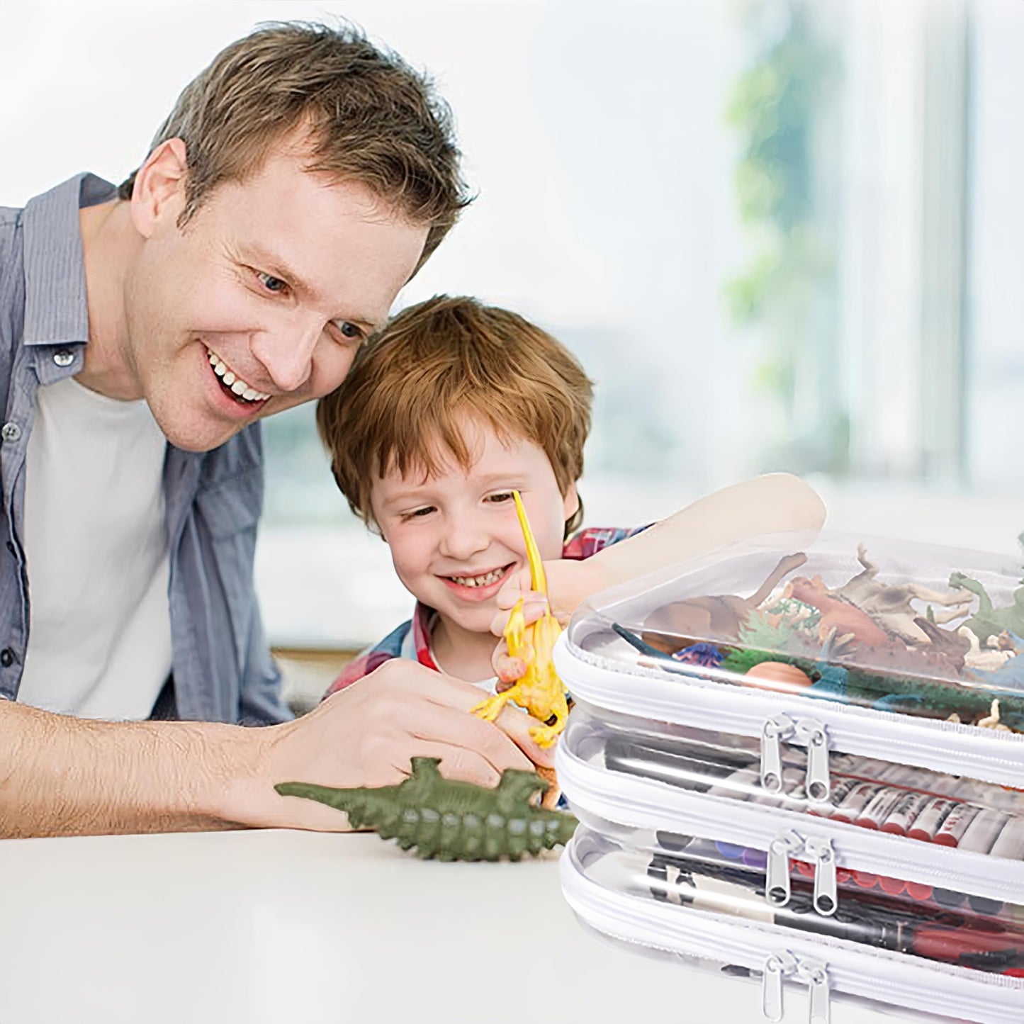 Clear Hard Zipper Case (set of 6)