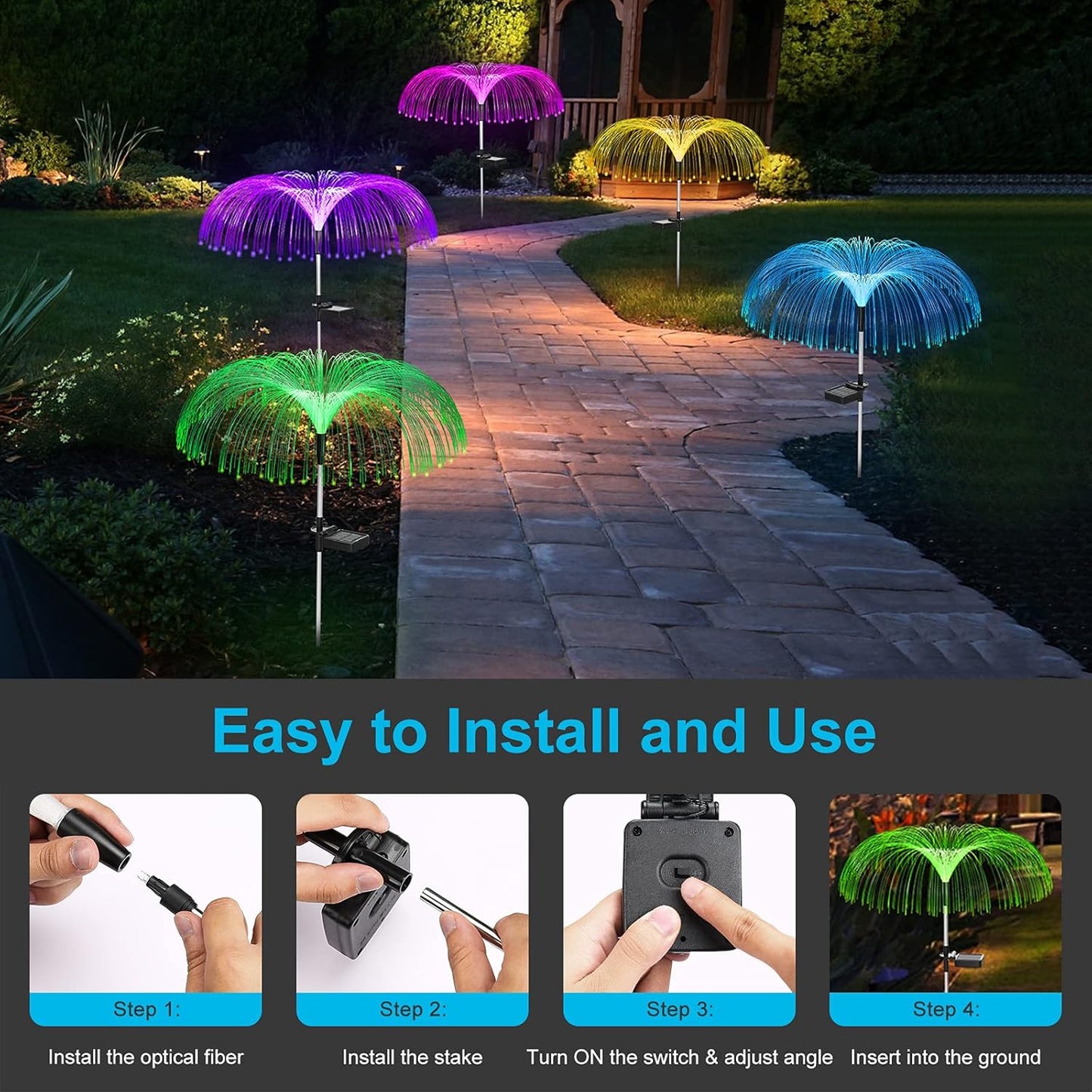 Solar Jellyfish Light