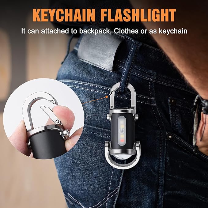 Rechargeable Keychain Flashlights🔦