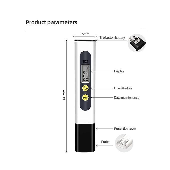 Digital Packet TDS Meter