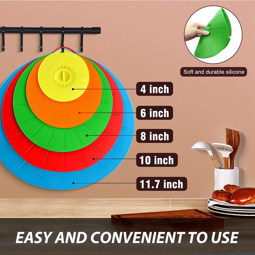 Air-Tight Silicone Lids (Pack of 5)